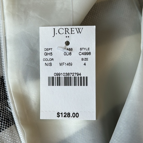 J. Crew Striped Dress | Size 4 | NWT - Picture 4 of 4